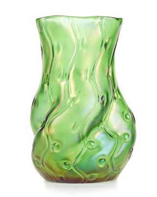 Lot 608 - LOETZ RUSTICANA LUSTRE VASE