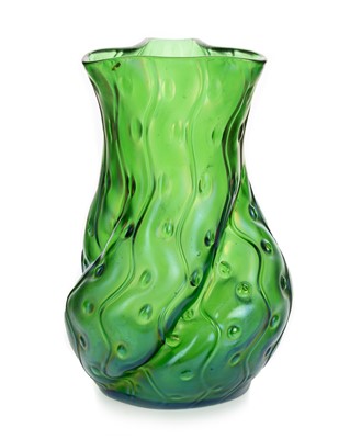 Lot 611 - LOETZ RUSTICANA LUSTRE VASE