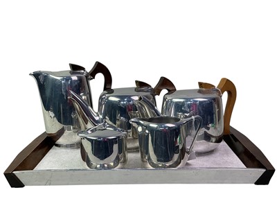 Lot 242 - PICQUOT WARE TEA AND COFFEE SERVICE