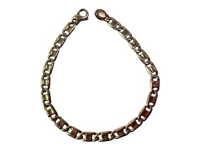 Lot 345 - GOLD ANCHOR LINK CHAIN