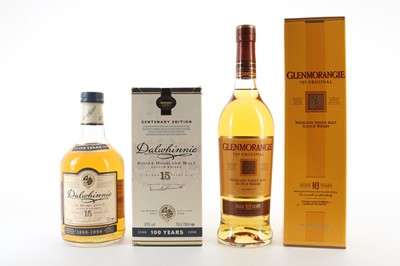 Lot 147 - DALWHINNIE 15 YEAR OLD CENTENARY EDITION AND GLENMORANGIE 10 YEAR OLD