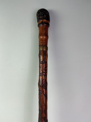 Lot 1184 - JAPANESE BAMBOO SWORD STICK