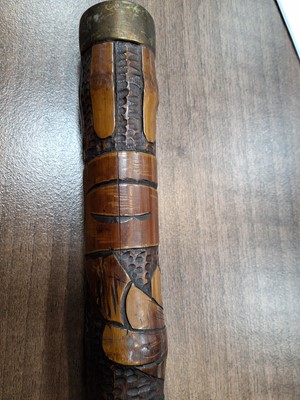 Lot 1184 - JAPANESE BAMBOO SWORD STICK