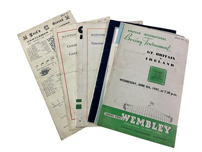 Lot 407 - COLLECTION OF SCOTTISH SPORTING PROGRAMMES