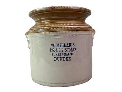 Lot 419 - STONEWARE CROCK POT