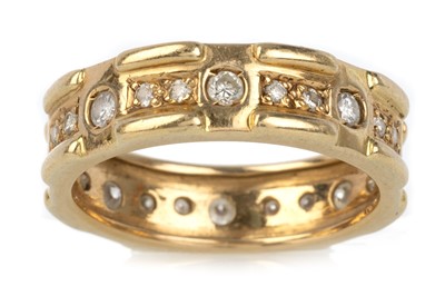 Lot 444 - DIAMOND ETERNITY RING