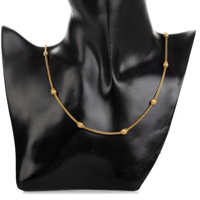 Lot 464 - GOLD NECKLACE