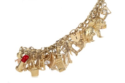 Lot 477 - CHARM BRACELET