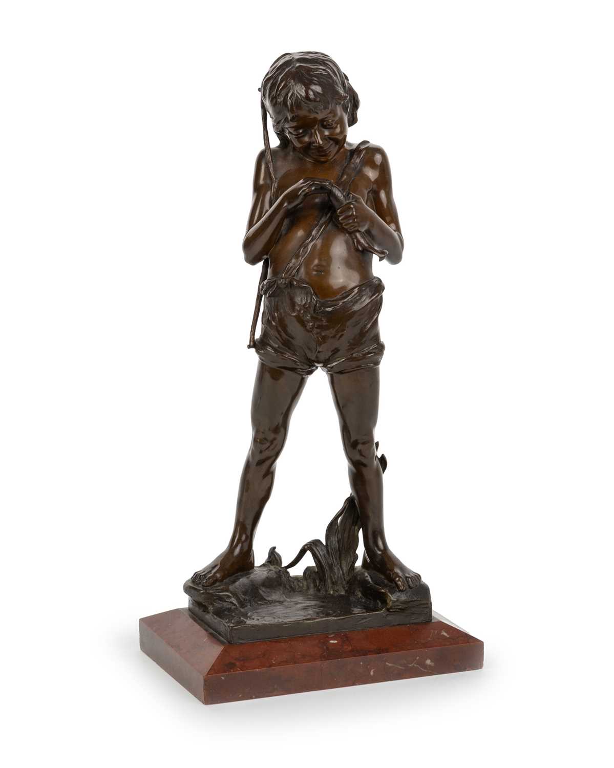 Lot 1282 - BRONZE FIGURE
