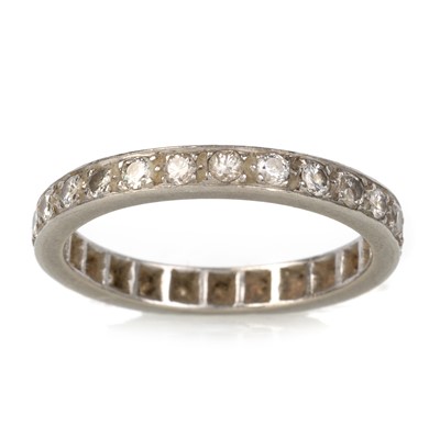 Lot 487 - DIAMOND ETERNITY RING