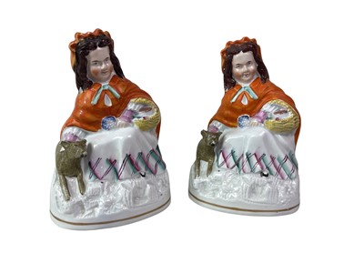 Lot 499 - TWO VICTORIAN STAFFORDSHIRE FIGURES