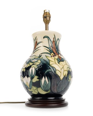 Lot 665 - RACHEL BISHOP FOR MOORCROFT, LAMIA PATTERN TABLE LAMP