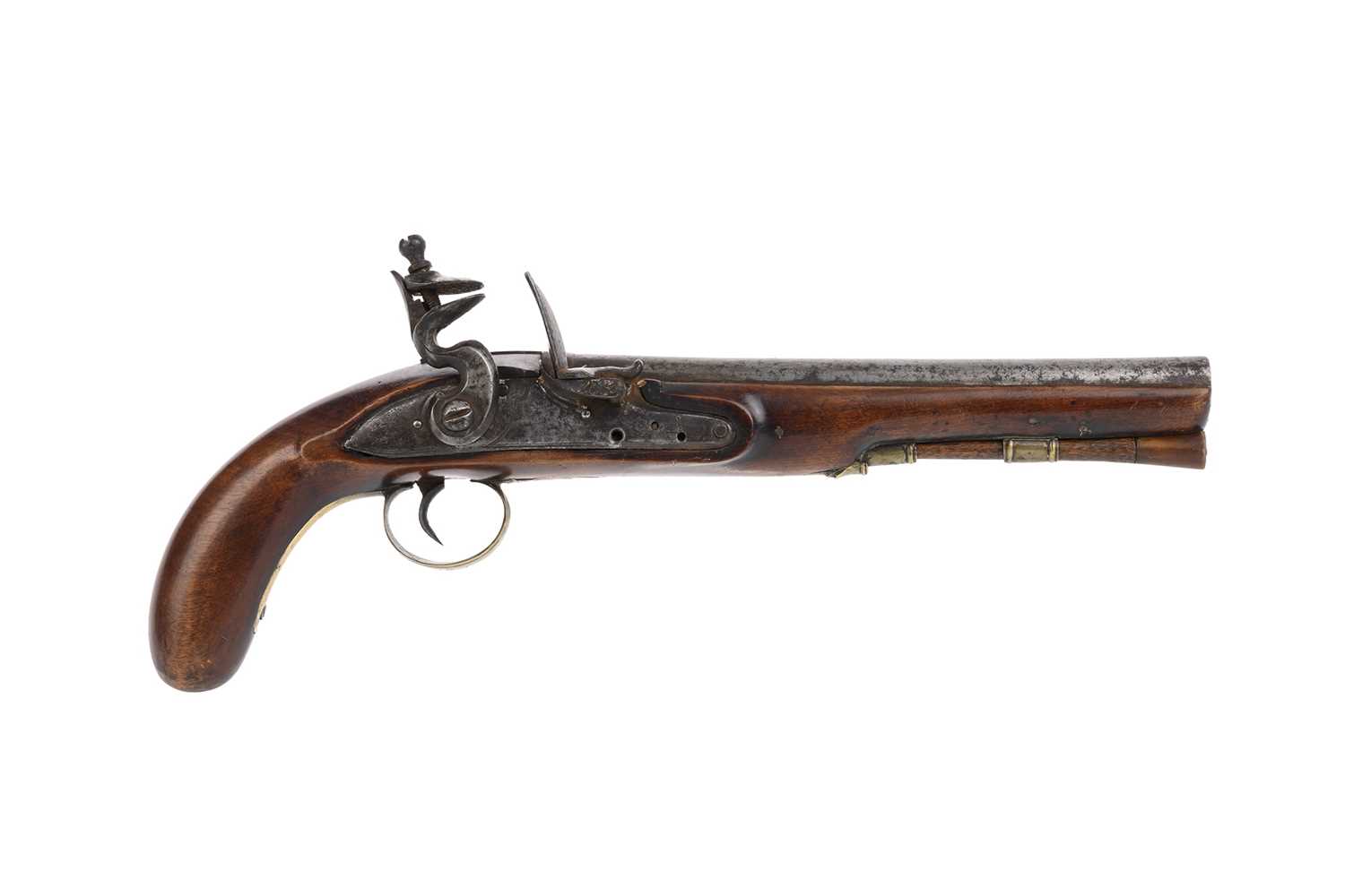 Lot 199 - NAVAL FLINTLOCK PISTOL