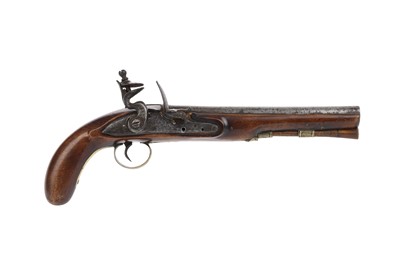 Lot 199 - NAVAL FLINTLOCK PISTOL