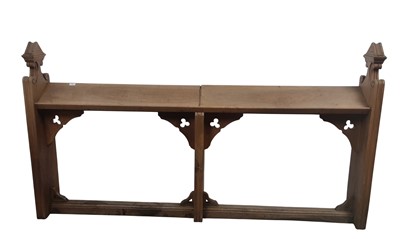 Lot 436 - CHURCH PEW BACKING