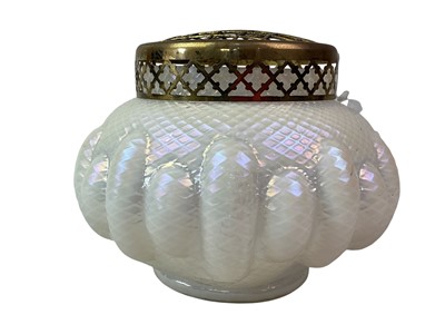 Lot 183 - TWO WHITEFRIARS GLASS VASES