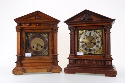 Lot 979 - TWO VICTORIAN MANTEL CLOCKS