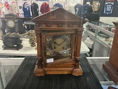 Lot 979 - TWO VICTORIAN MANTEL CLOCKS