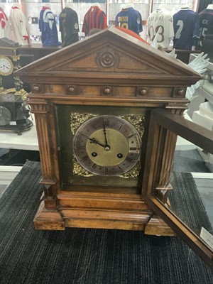 Lot 979 - TWO VICTORIAN MANTEL CLOCKS