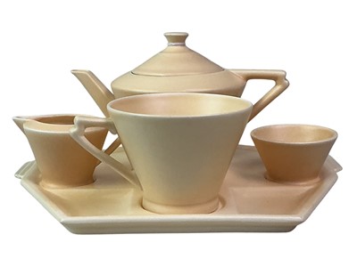 Lot 134 - CAULDON ART DECO TEA FOR ONE SET