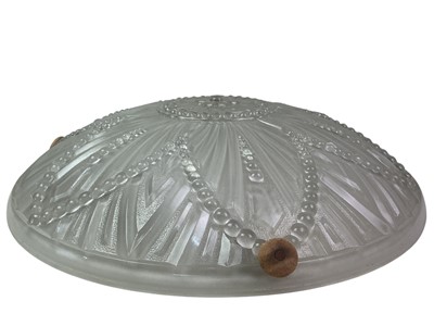 Lot 137 - FOUR GLASS CEILING LIGHT SHADES