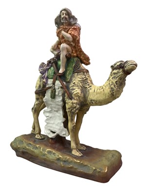 Lot 195 - AMPHORA MODEL OF A CAMEL AND RIDER