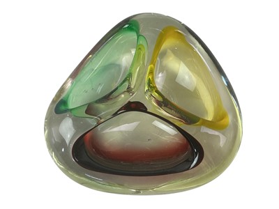 Lot 194 - COLLECTION OF COLOURED GLASS PAPERWEIGHTS