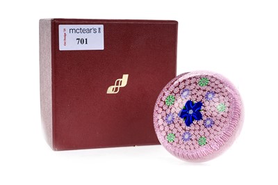 Lot 701 - PERTHSHIRE GLASS PAPERWEIGHT