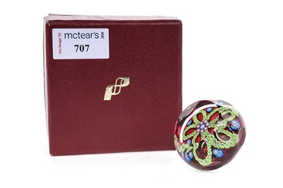 Lot 707 - PERTHSHIRE GLASS PAPERWEIGHT