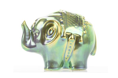 Lot 600 - ZSOLNAY PECS EOSIN GLAZE FIGURE