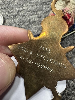 Lot 200 - GROUP OF FIVE WWI MEDALS