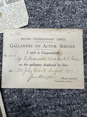 Lot 200 - GROUP OF FIVE WWI MEDALS