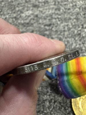 Lot 200 - GROUP OF FIVE WWI MEDALS