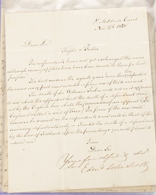 Lot 1287 - LARGE QUANTITY OF HANDWRITTEN LETTERS