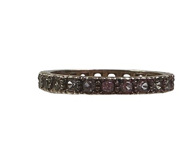 Lot 21 - DIAMOND ETERNITY RING