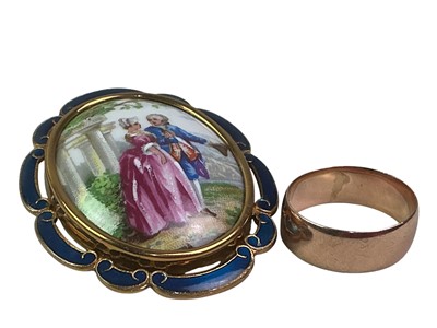 Lot 13 - GOLD WEDDING BAND