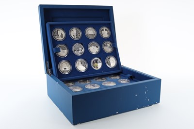 Lot 5 - THE ROYAL MINT QUEEN'S DIAMOND JUBILEE SILVER PROOF COIN SET