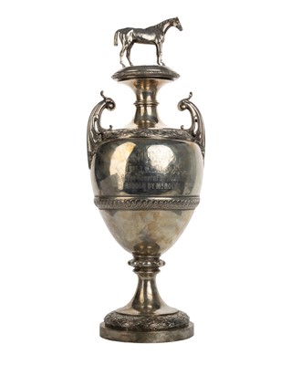 Lot 1187 - IMPRESSIVE VICTORIAN SILVER TROPHY