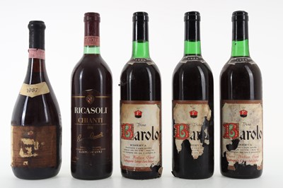 Lot 207 - FIVE BOTTLES OF ITALIAN RED WINE