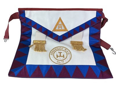 Lot 31 - GROUP OF MASONIC APRONS