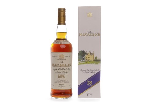 Lot 1139 - MACALLAN 1978 AGED 18 YEARS Active....