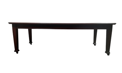 Lot 68 - MAHOGANY DINING/BOARDROOM TABLE