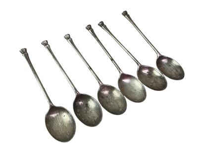 Lot 280 - SET OF SIX SILVER TEASPOONS
