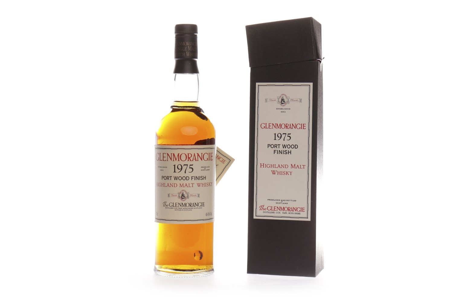 Lot 1178 - GLENMORANGIE 1975 PORT WOOD FINISH Active.