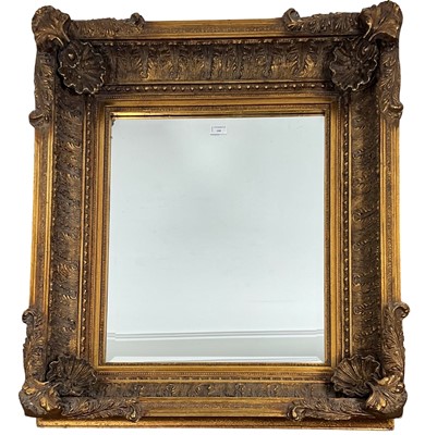 Lot 100 - REPRODUCTION ORNATE GILT MIRROR