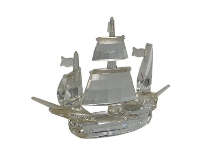 Lot 111 - SWAROVSKI CRYSTAL MODEL OF THE SANTA MARIA
