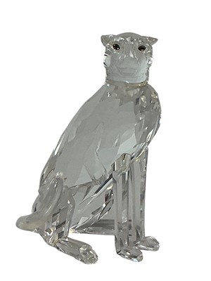 Lot 112 - SWAROVSKI CRYSTAL CHEETAH