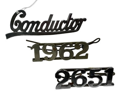 Lot 301 - VINTAGE CONDUCTOR'S CAP BADGE