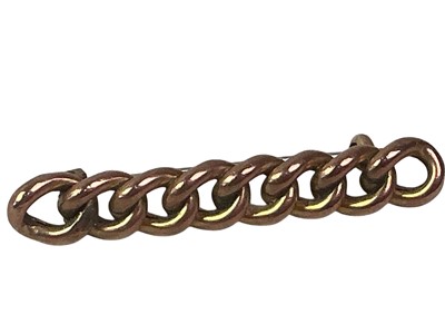 Lot 306 - GOLD BAR BROOCH