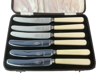 Lot 404 - COLLECTION OF SILVER AND PLATED CUTLERY